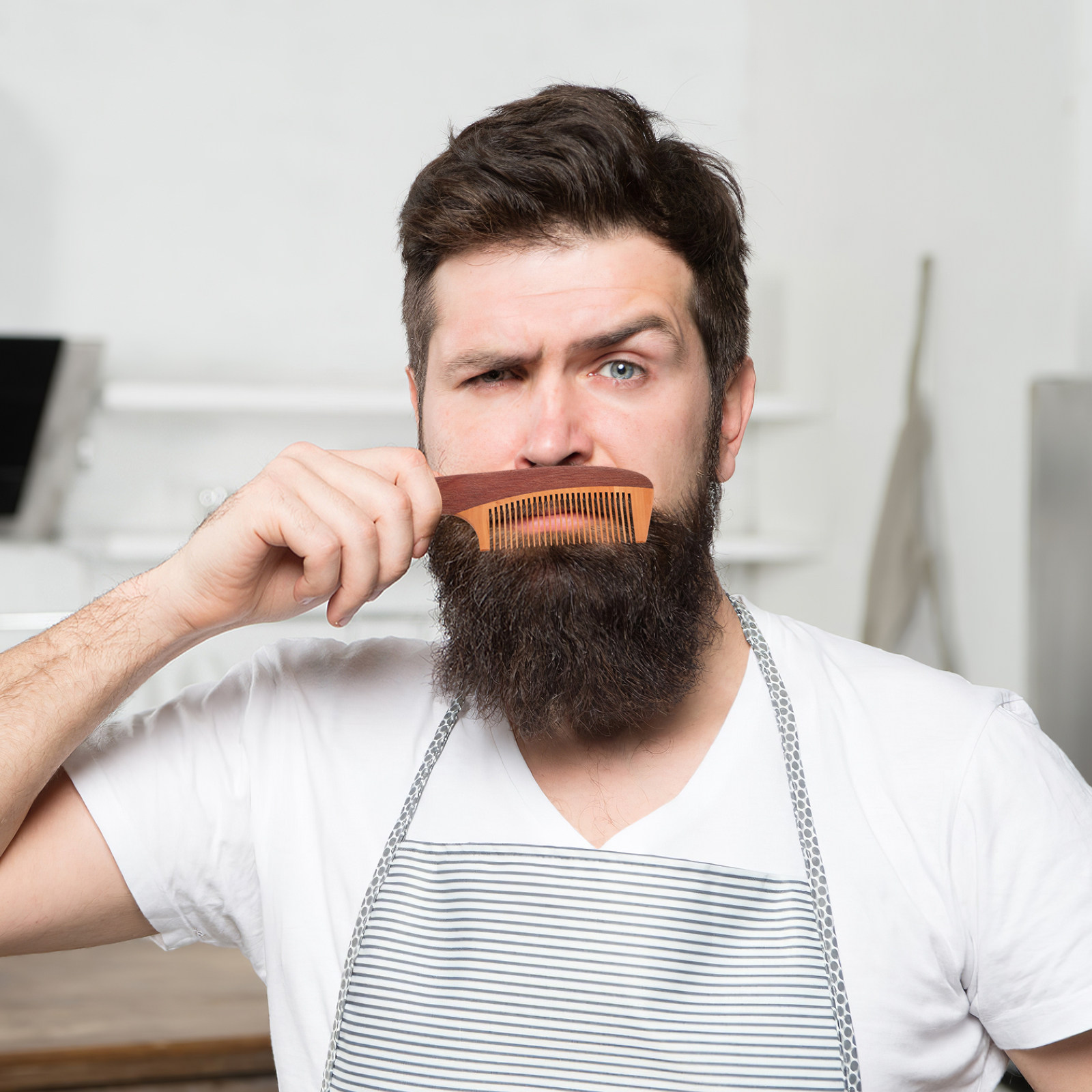 Beard Comb for Men Wooden Must - Beard Oil review and price