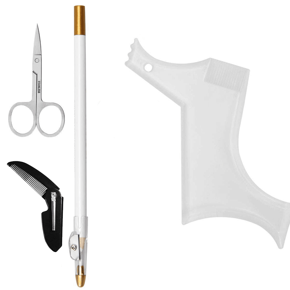 4Pcs Set Beard Shaping Kit Mul - Beard Trimmer review and price